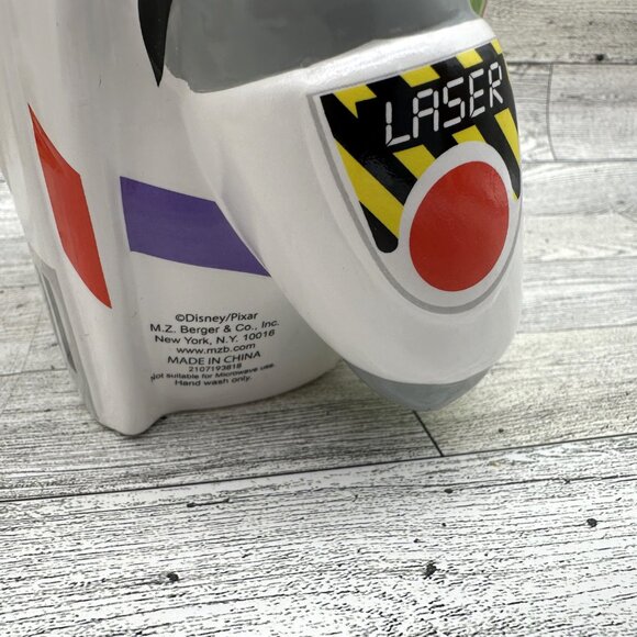 Disney Pixar Buzz Lightyear Space Ranger Ceramic Coin Bank - Picture 5 of 6